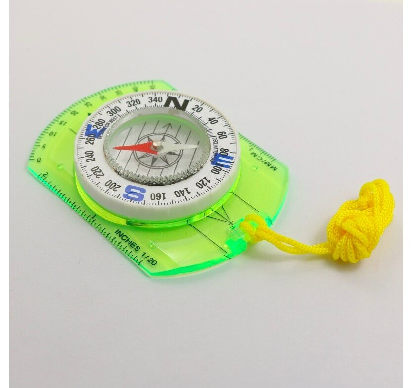 Liquid Filled Orienteering Navigation Map Compass Hiking Simple Camping Scouts