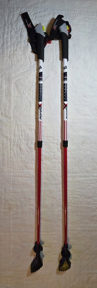 Nordixx Nordic Walking Poles “American” USA Model 100–135 cm (39–53″) – Preowned