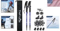 Ultralight Nordic Walking Poles with Anti-Shock & Quick Lock – 73” Max Height
