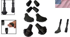 8 PCS Rubber Tips for Trekking Poles – Enhanced Traction & Longevity