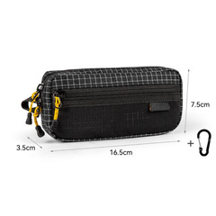 Outdoor Waist Bag with Bright Inner Lining for Quick Item Identification