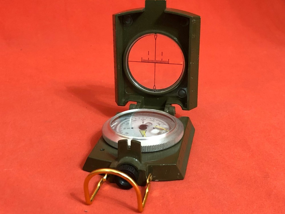 COMPASS INCLINOMETER HIKING ADVENTURE SPORT NAVIGATION MARINE ARMY ETC #2