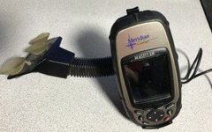 Magellan Meridian Color Handheld GPS Receiver With Windshield Mount & 12V Power