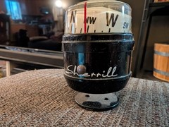 Vintage Sherrill Auto Car Float Compass