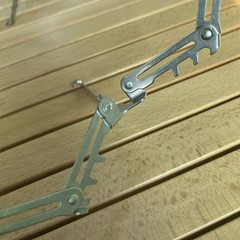 Compact Folding Stainless Steel Bracket for Gas Cylinders Used in For Camping