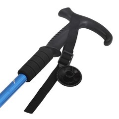 2 Telescopic Walking Sticks Lightweight Adjustable For Hiking Outdoors