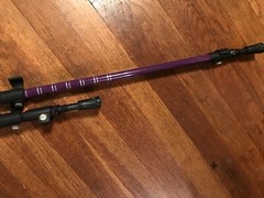 TrailBuddy Ultra-Strong Aluminum & Cork Trekking Poles- Purple – NWT