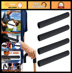 Cane Handle Cushion Cover 4-Pack – Thick Foam Grip Replacement for Standard Cane