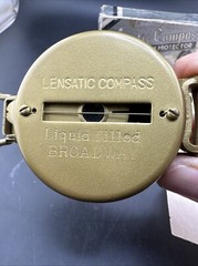 VINTAGE Lensatic Engineer Compass Your Direction Protector Original Box Parts 📦