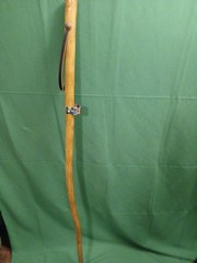 HIKING STICK MADE FROM NM YUCCA PLANT 55″X15.2OZ BANADANA WITH HOLDER INCLUDED