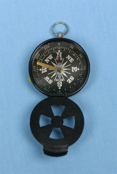 MAGNETIC COMPASS w/ HINGED COVER