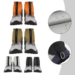 Lightweight Adjustable Low Gaiters for Outdoor Enthusiasts and Athletes