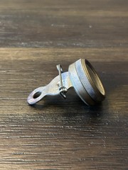 Marble’s Gladstone Michigan brass compass pin back