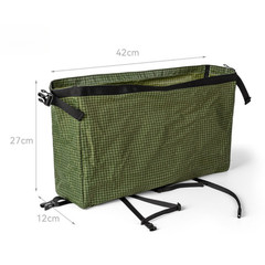 Waterproof Ultralight Backpack 12L Nylon Roll Top for Outdoor Adventures