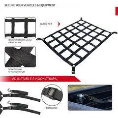 Adjustable Cargo Net For Cargo Transport Load-bearing Capacity 1100 Pounds