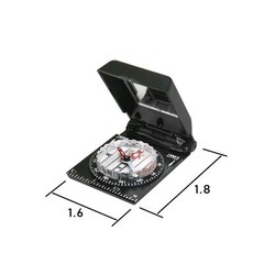 Mini Compass, Black, One Size