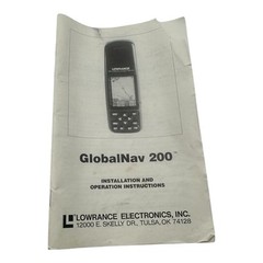 Lowrance Eagle GlobalNav 200 12 CHANNEL Handheld GPS Camp Case Ram Mount Hunting