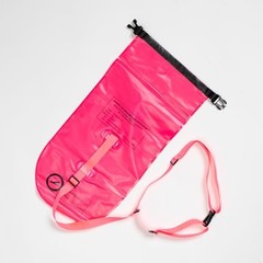 Ultra Swim Safety Buoy & Dry Bag, High-Visibility Open-Water 15L Neon Pink