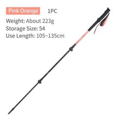 AONIJIE Lightweught Hiking Poles Stretchable Walking Stick 7075 Aluminum Alloy