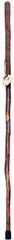 Whistle Creek Hickory Hiking Stick – Handcrafted 54″ Hickory Hiking Staff
