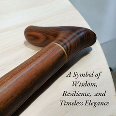 Wooden Walking Cane – Handcrafted in Central America, Luxury Laurel Wood