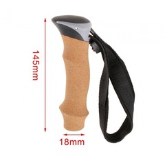 Trekking Pole Handle Grip Replace Alpenstock Anti Shock Portable Walking Cane