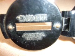 JAPAN ENGINEER Directional COMPASS Academy Glow in Dark Vintage