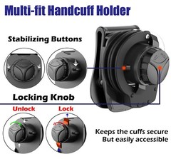 Superior Handcuff Lock Cover Can Hold Keys fits S&W/ASP/Peerless/CTS Chain NEW