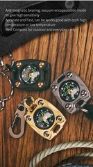 MecArmy CMP2, Sandblasted, EDC Compass, With Fluorescence Glow,Beaded Chain used