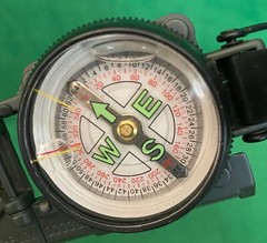 Lot of 2 Seven Ranges Scout Reservation Compass.