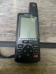 MAGELLAN 315 Portable GPS Navigator Boating Hunting Hiking Box Manual & Case