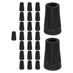 25 Pcs Hiking Pole Rubber Tips Replacement Walking Cane Replacements Heavy Duty