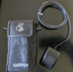 Garmin GPS 45XL Handheld GPS with Remote Antenna and Carrying Case