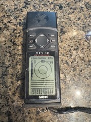 Garmin GPS 12 Handheld Unit Camping Hunting Hiking Tested Works