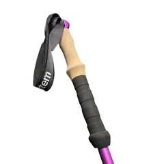 ​Montem Ultra Strong Trekking Pole Purple – Cork Grip & Flip Lock Hiking Stick