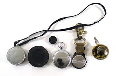 Group Of 7 Various Assorted Working & Non Working Compass Compasses 0011010