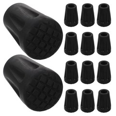 20 Pcs Anti-slip Pad for Hiking Sticks Walking Tip Cane Foot Covers