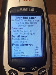 Magellan Meridian Color GPS Handheld Unit Outdoor Hiking Receiver Tested Working