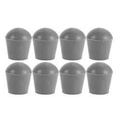 8Pcs Durable Rubber Crutch Foot Pads Sky Blue Non Skid Cane Tips for Home Use