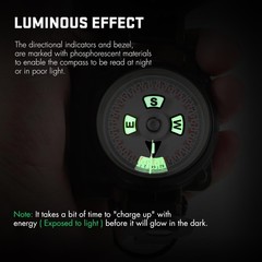 Multifunctional Waterproof Military Compass with Inclinometer | Impact Resistant