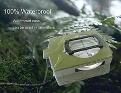 Portable Camping Compass Military Army Geology Lensatic Prismatic Compass
