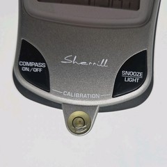 Sherrill All Points Digital Compass Alarm Clock Date Time Temp Hiking Camping