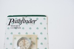 Pathfinder Pocket Compass Precise Item #23404 Magnetic needle w/ lock, chrome