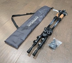 Set of 2 KINGGEAR 135cm Hiking/Trek Poles Adjustable Lightweight