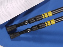 PRL) NATIONAL GEOGRAPHIC ANTI-SHOCK WALKING POLES BASTONI DA PASSEGGIO ANTIURTO