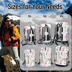 Dry Bag Waterproof for Women Men Roll Top Lightweight Dry Storage and 5L Coral