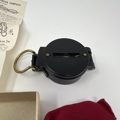 Vintage W.F.S Engineers’ Lensatic Compass For Scouts Plastic Case