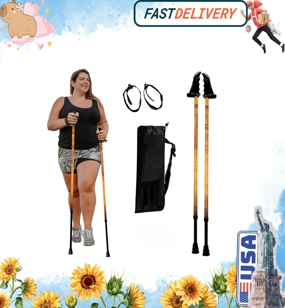 Big and Tall Motivator Walking Poles for Balance and Rehab – 2 Pieces – Strong
