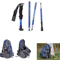 2 Pack Hiking Poles Trekking Poles Folding Hiking Poles for Men Women L…