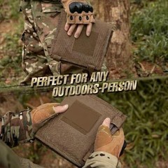 Map Case, Military Map Protector, Water-Resistant Map Pouch Holder for Tan
